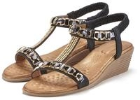 Vivance Sandalette "Sommerschuh, offener Schuh, Sandale, Keilsandalette," mit