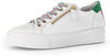 Plateausneaker GABOR "FLORENZ" Gr. 36, weiß (weiß, kombiniert) Damen Schuhe Sneaker