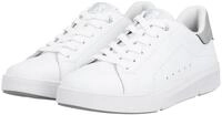 Sneaker RIEKER SPORT, Damen, Gr. 36, wei&szlig;, Leder, Schuhe Sneaker, in monochromer