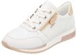 Sneaker REMONTE "Remonte Sneaker Leder", Damen, Gr. 36, wei&szlig;, Leder, Schuhe Sneaker
