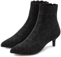 LASCANA Ankleboots "Sock Boot, High Heel Stiefelette, Stiefel," aus elegant