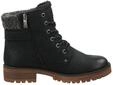 TOM TAILOR Schn&uuml;rstiefelette "Tom Tailor Stiefelette Lederimitat/Textil"