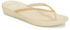 Zehentrenner FITFLOP "iQUSHION SPARKLE - CLASSIC" Gr. 36, beige Damen Schuhe