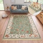 HANSE Home Teppich "Orient Flowers" rechteckig 5 mm H&ouml;he Kurzflor mit Fransen,