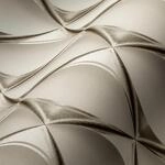 living walls Vliestapete "My Home My Spa" 3D-Optik geometrisch metallic leicht