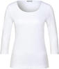 3/4-Arm-Shirt STREET ONE "Style Pania" Gr. 34, weiß (white) Damen Shirts...