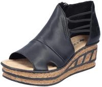Rieker Keilsandalette, Sommerschuh, Sandale, Keilabsatz, mit Innen-Rei&szlig;verschluss