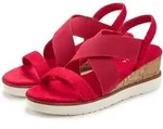 Sandalette LASCANA "Sommerschuh, offener Schuh, Sandale, Keilsandalette", Damen, Gr.