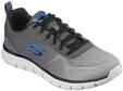 Wanderschuh SKECHERS "Track", Kinder, Gr. 39, grau (grau, blau), Obermaterial: 100%