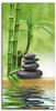 Artland Wandbild "Spa Konzept Zen Basaltsteine", Zen, (1 St.), als Leinwandbild,