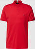 Poloshirt TOMMY HILFIGER "LIQUID COTTON ESSENTIAL REG POLO" Gr. M, rot (primary red)