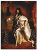 Artland Wandbild "Ludwig XIV. von Frankreich, 1701", Menschen, (1 St.), als...