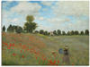 Artland Wandbild "Mohnfeld bei Argenteuil. 1873", Blumen, (1 St.)