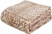 G&ouml;zze Wohndecke "Leopard" mit Leopardenmuster, Kuscheldecke