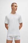 T-Shirt BOSS "Mix&Match T-Shirt R", Herren, Gr. M (50), wei&szlig; (wei&szlig; 100),...
