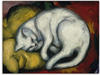 Wandbild ARTLAND "Die weisse Katze. 1912" Bilder Gr. B/H: 60 cm x 45 cm,...