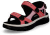 Sandale RIEKER Gr. 36, rot (rot, schwarz) Damen Schuhe Sandalen Sommerschuh,