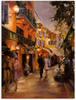 Wandbild ARTLAND "Abend in Paris II" Bilder Gr. B/H: 90 cm x 120 cm,...
