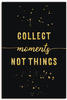 Wandbild ARTLAND "GOLD Sammle Momente, keine Dinge" Bilder Gr. B/H: 60 cm x 90...