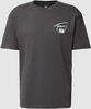 Tommy Jeans T-Shirt "TJM REG METALLIC AOP TEE EXT", mit großem Tommy Jeans...