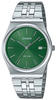 Quarzuhr CASIO COLLECTION Armbanduhren silberfarben (edelstahlfarben, grün) Damen