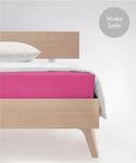fleuresse Spannbettlaken "Colours in Gr. 90x200, 140x200 oder 180x200 cm" Mako Satin,