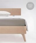 fleuresse Spannbettlaken "Colours in Gr. 90x200, 140x200 oder 180x200 cm" Mako Satin,