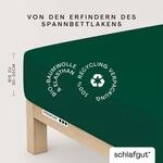 Schlafgut Spannbettlaken "PREMIUM Mako-Zwirn-Jersey, 220 g/m&sup2;, 95% Bio-Baumwolle, 5%