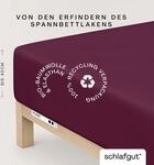 Schlafgut Spannbettlaken "PURE BOXSPRING Bio-Baumwolle mit Elasthan, 170 g/m&sup2;,