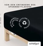 Schlafgut Spannbettlaken "PURE BOXSPRING Bio-Baumwolle mit Elasthan, 170 g/m&sup2;,