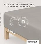 Schlafgut Spannbettlaken "PURE BOXSPRING Bio-Baumwolle mit Elasthan, 170 g/m&sup2;,