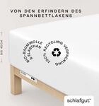 Schlafgut Spannbettlaken "PURE BOXSPRING Bio-Baumwolle mit Elasthan, 170 g/m&sup2;,