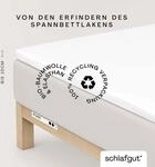 Schlafgut Spannbettlaken "PURE TOPPER Bio-Baumwolle mit Elasthan 170 g/m&sup2; f&uuml;r
