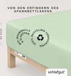 Schlafgut Spannbettlaken "PURE BOXSPRING Bio-Baumwolle mit Elasthan, 170 g/m&sup2;,