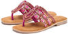 Zehentrenner VIVANCE Gr. 38, pink Damen Schuhe Zehentrenner Sandale, Pantolette aus