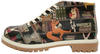 Stiefel DOGO "Damen Shortcut Boots" Gr. 36, Normalschaft, orange (schwarz,...