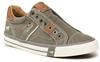Slip-On Sneaker MUSTANG SHOES Gr. 41, grau (taupe) Herren Schuhe Stoffschuhe...