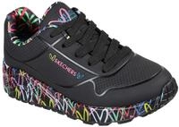 Sneaker SKECHERS "UNO LITE-LOVELY LUV", M&auml;dchen, Gr. 37, schwarz (schwarz, multi,