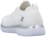 Slip-On Sneaker RIEKER SPORT, Damen, Gr. 37, wei&szlig;, Textil, Schuhe Sneaker, Slipper,