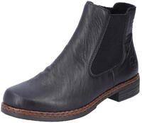 Chelseaboots RIEKER, Damen, Gr. 36, schwarz, Lederimitat, Schuhe Chelseaboots, in