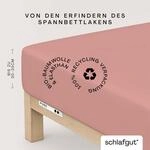 Schlafgut Spannbettlaken "PURE Bio-Baumwolle mit Elasthan, 170 g/m&sup2;, Bettlaken,