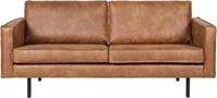 WOOOD 2,5-Sitzer "Rodeo Bezug mit Zickzack-Federung, Metallbeine, H 85 x B 190 x T 86