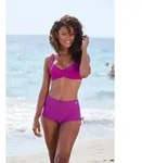 Bikini-Hotpants LASCANA, Damen, Gr. 42, N-Gr, pink (fuchsia), Polyamid,...
