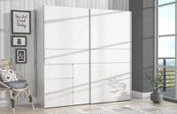 FORTE Schwebet&uuml;renschrank "Winn, Schiebet&uuml;renschrank mit 3 Schubladen, Made in