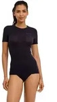 T-Shirt FALKE "FALKE T-Shirt", Damen, Gr. XS, schwarz (schwarz (3000)), Shirts