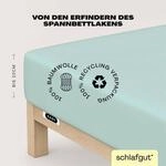 Schlafgut Spannbettlaken "EASY JERSEY Bettlaken, 150 g/m&sup2;, 100% Baumwolle,