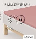 Schlafgut Spannbettlaken "PURE TOPPER Bio-Baumwolle mit Elasthan 170 g/m&sup2; f&uuml;r