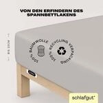 Schlafgut Spannbettlaken "EASY JERSEY Bettlaken, 150 g/m&sup2;, 100% Baumwolle,