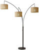 Stehlampe SALESFEVER "Oliver" Lampen Gr. Höhe: 220 cm, schwarz Bogenlampe