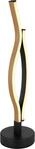 GLOBO LIGHTING LED Tischleuchte "GERONIMO", holzfarben, &Oslash; 12cm H: 48cm, Leuchten,